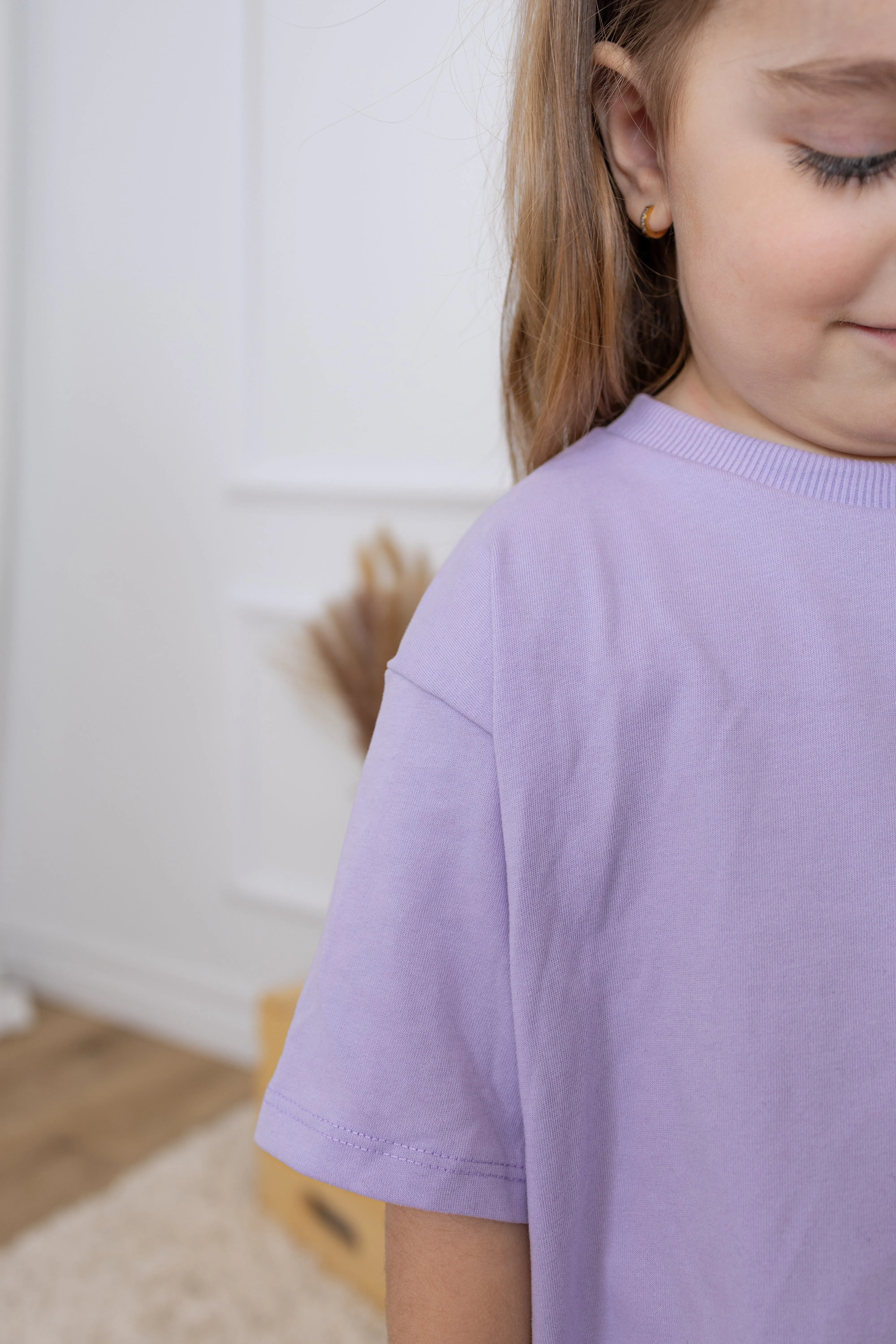 Oversize T-Shirt | Lavender Macaron