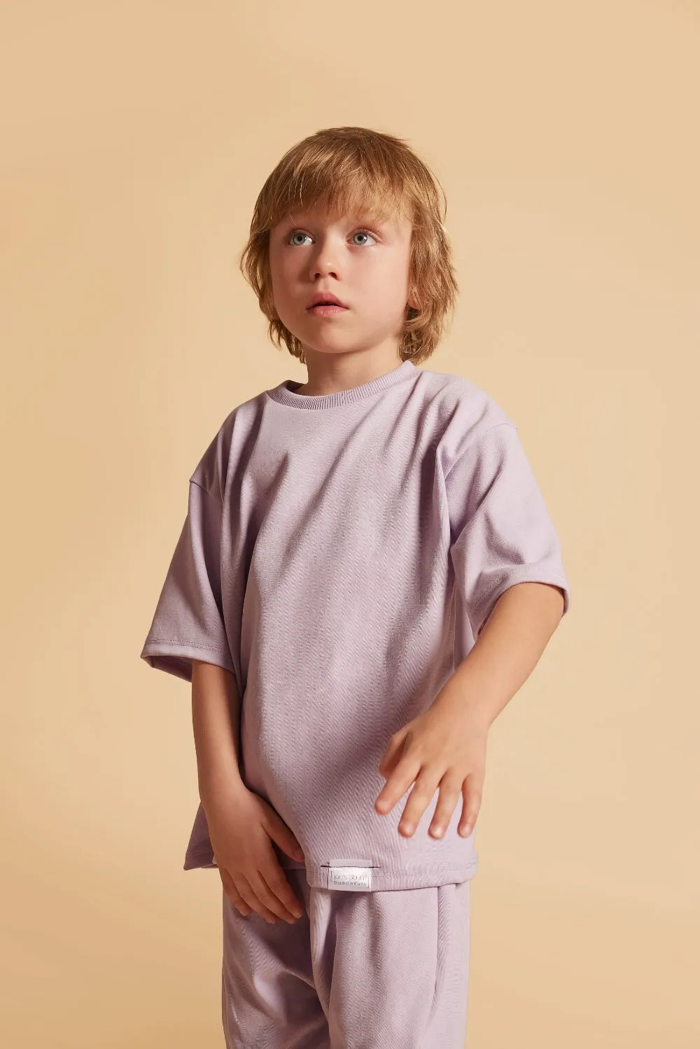 Oversize T-Shirt | Lavender Macaron