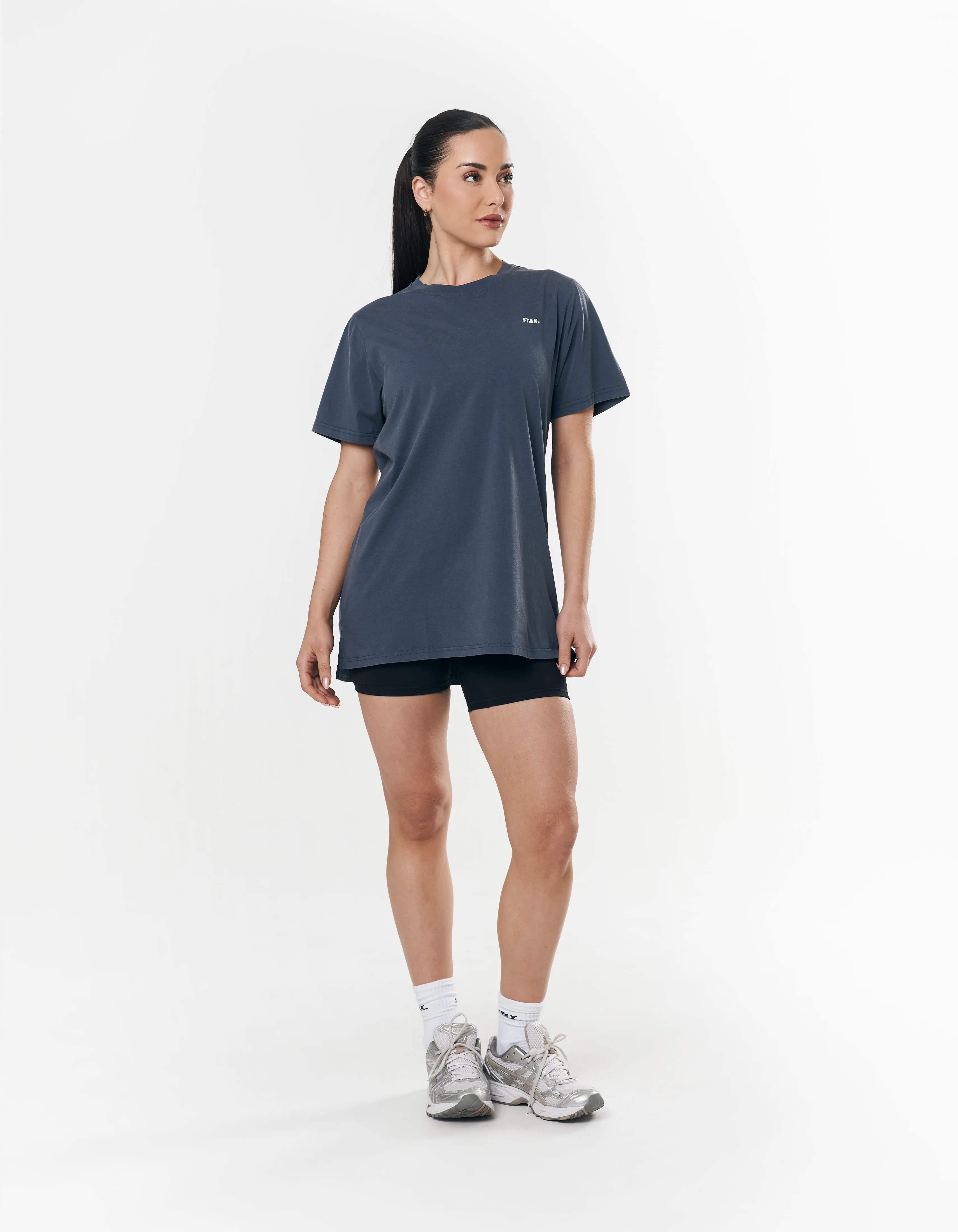 Oversize Tee - Navy