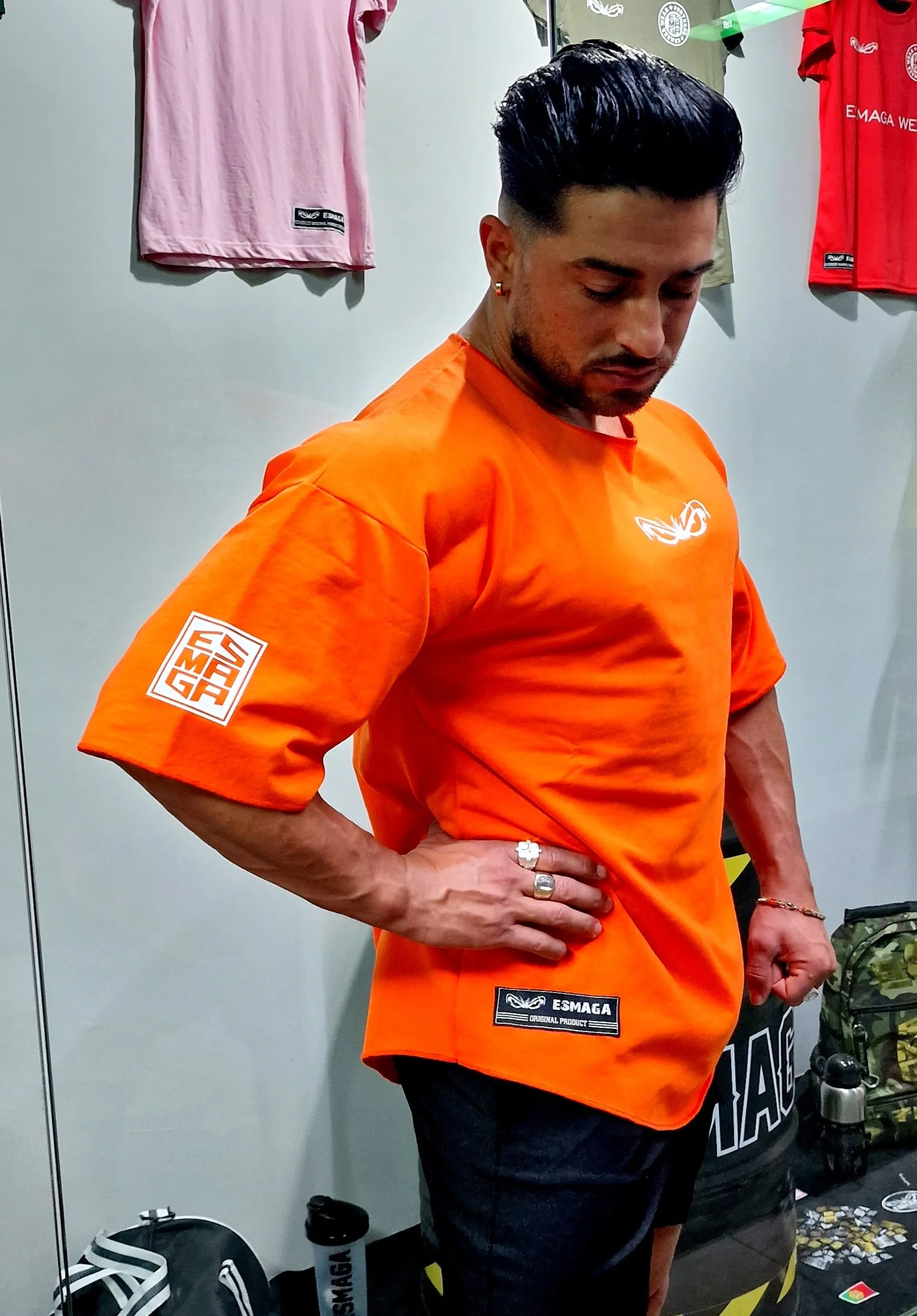 Oversized Train Hard (Personalizável)