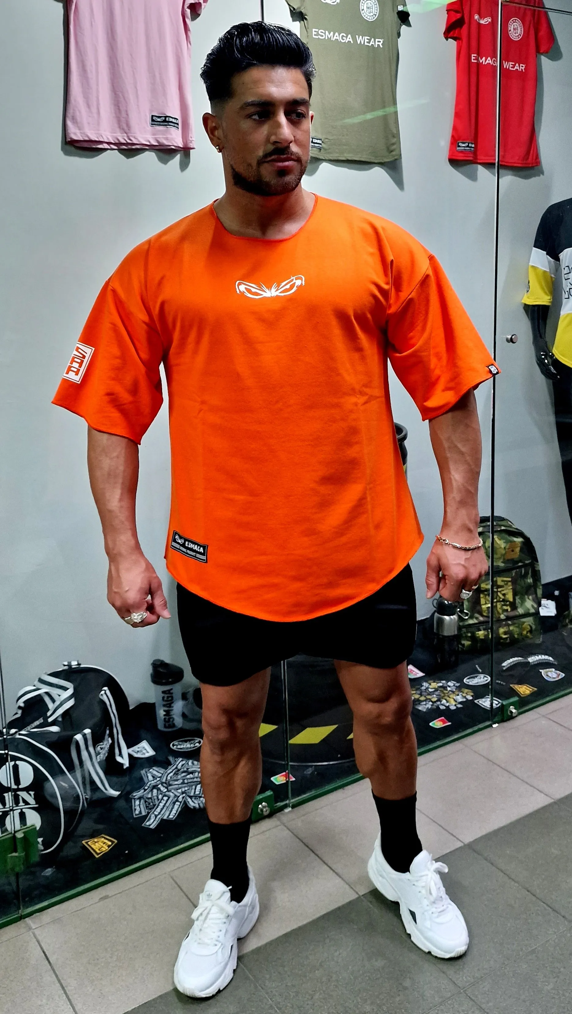 Oversized Train Hard (Personalizável)