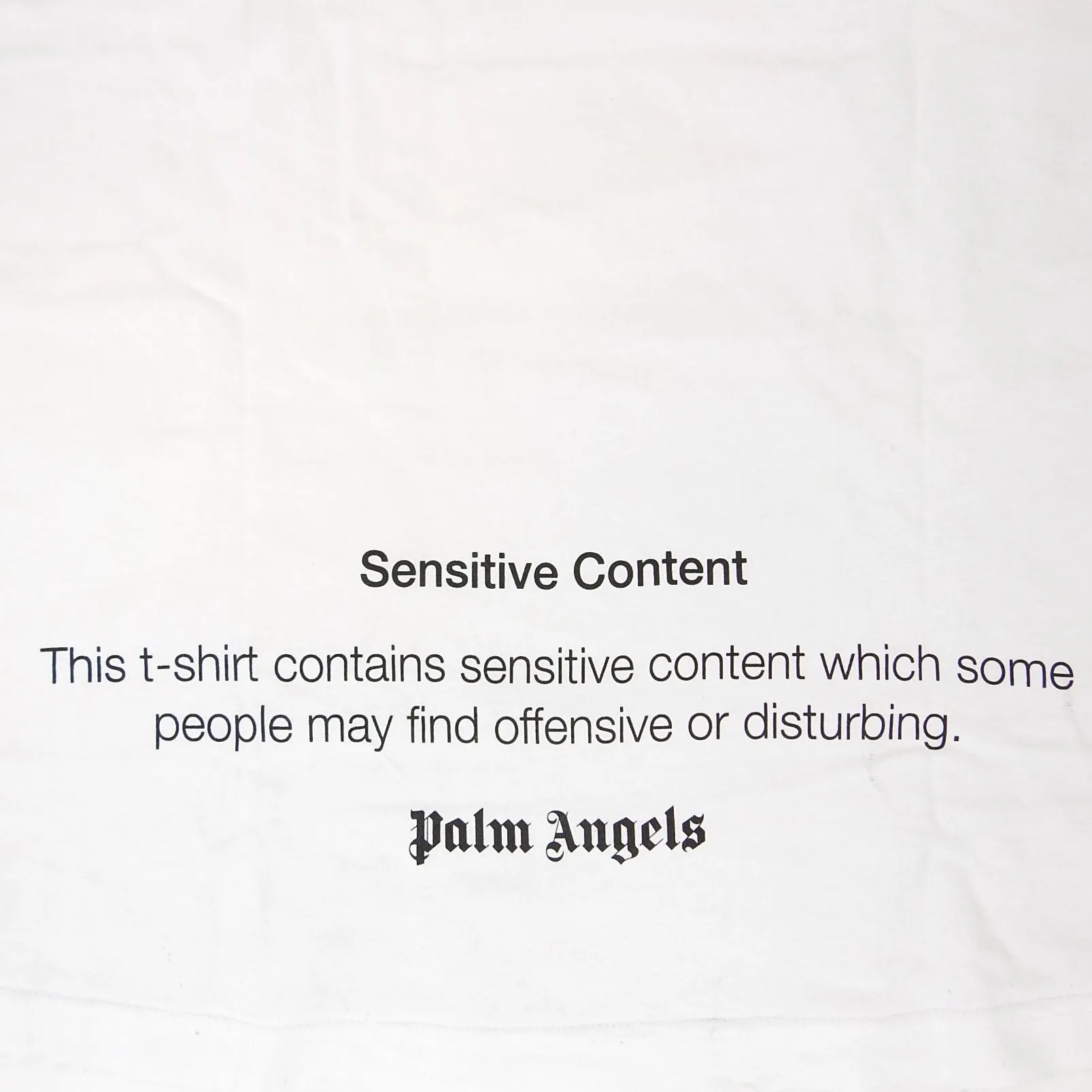 Palm Angels Sensitive Content T-Shirt