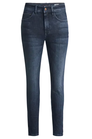 Pantalones Vaqueros Push In Secret Glamour Cropped Con Detalles Dobladillos