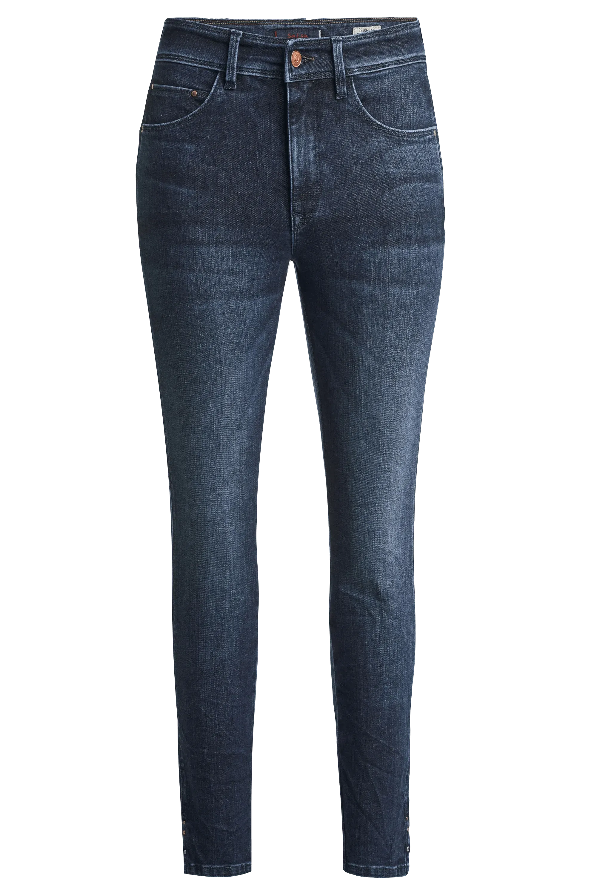 Pantalones Vaqueros Push In Secret Glamour Cropped Con Detalles Dobladillos