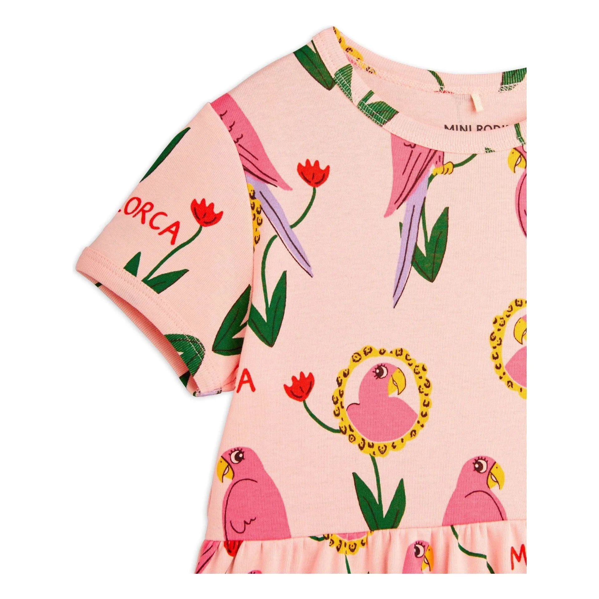 Parrots Aop Ss Dress