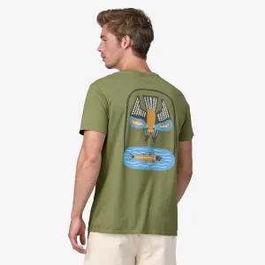 Patagonia Dive & Dine Organic SS Tee - Buckhorn Green