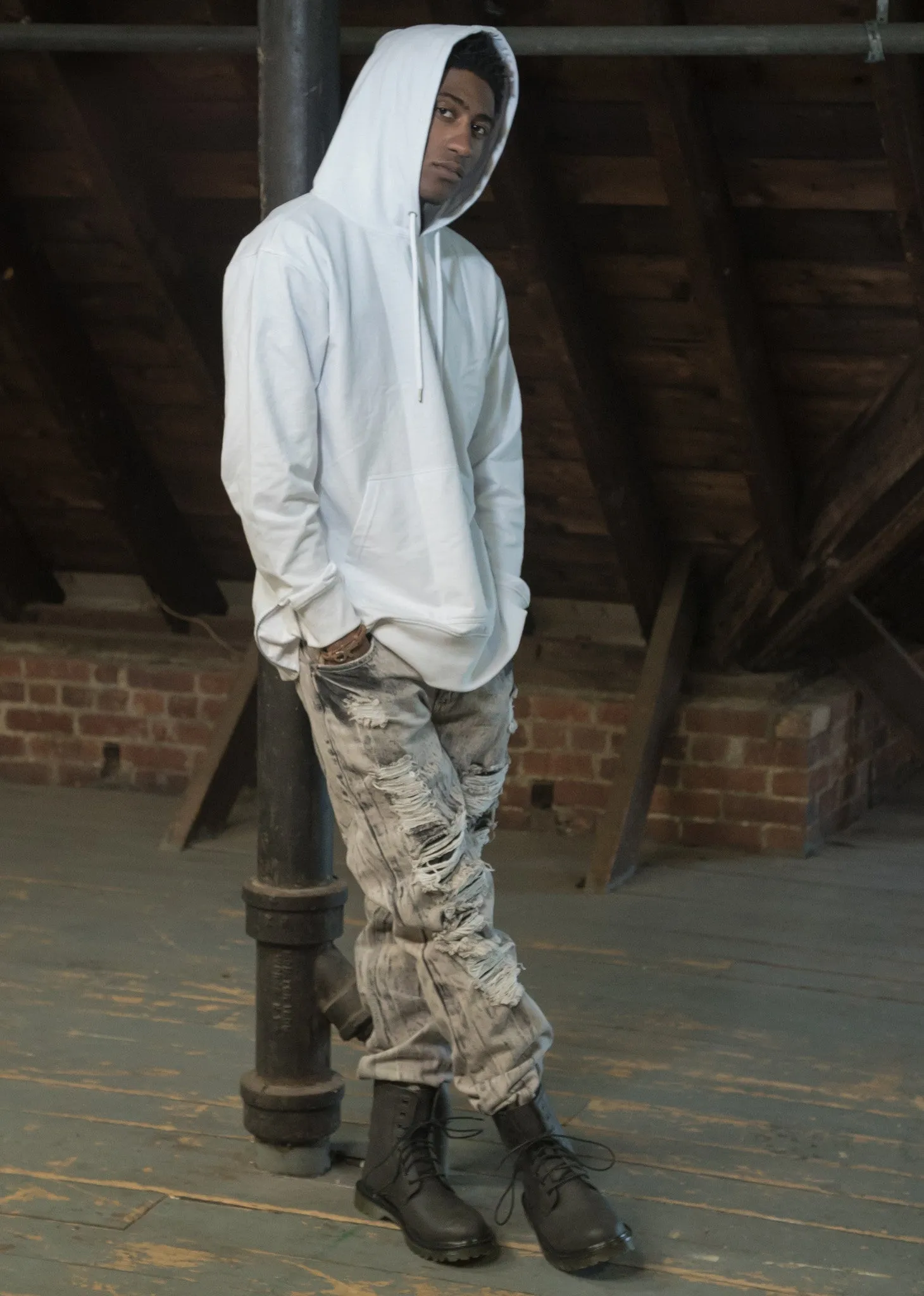 Patched Ripped Jeans