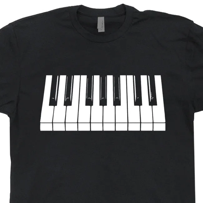Piano T Shirt Piano Keys Shirt Cool Piano Shirt Vintage Keyboard T Shirt