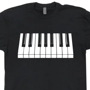 Piano T Shirt Piano Keys Shirt Cool Piano Shirt Vintage Keyboard T Shirt