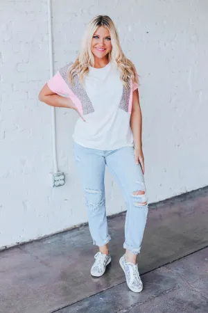 Pink Different Cheetah Top