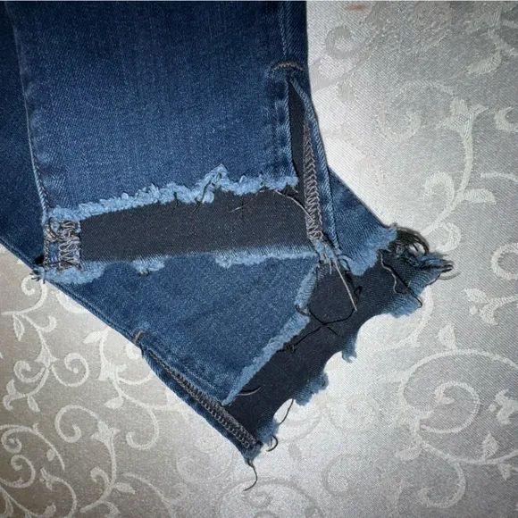 Pistola High Waisted Raw Hem Skinny Jeans