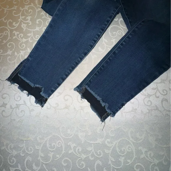 Pistola High Waisted Raw Hem Skinny Jeans
