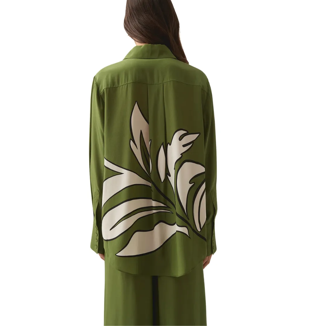 Planetary Silk Oversized Shirt