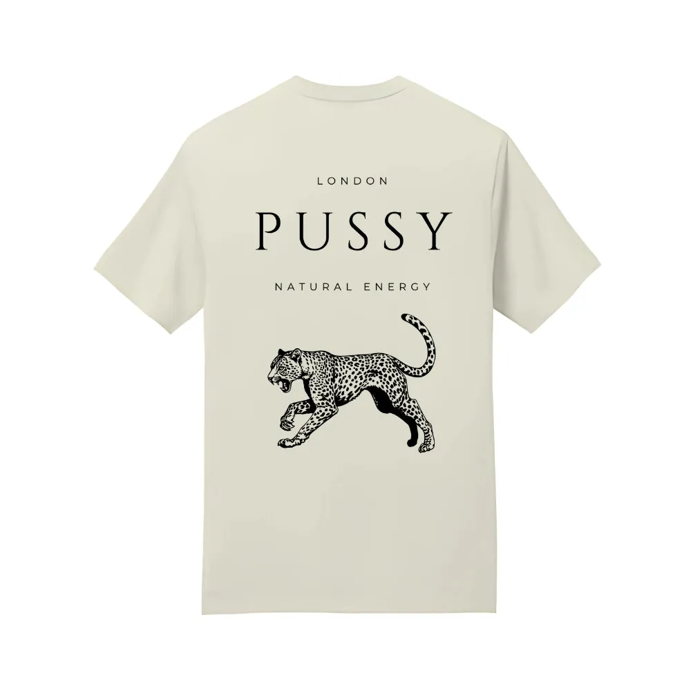 Premium Collection Big Cat Tee, Onyx White