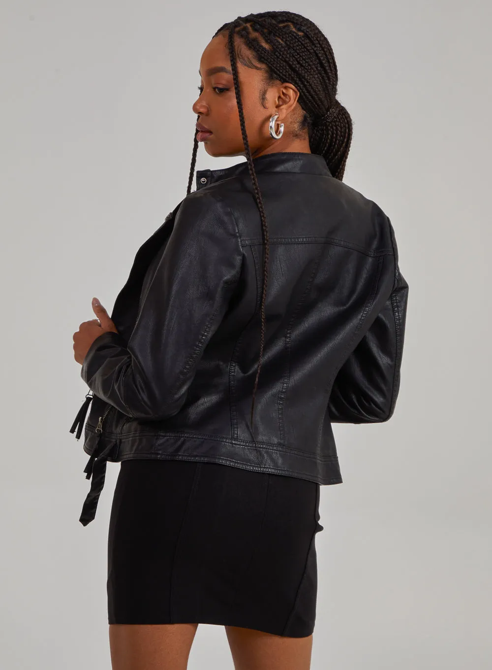 Pu Biker Jacket