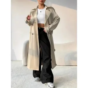 'Quenby' Beige Trench Coat