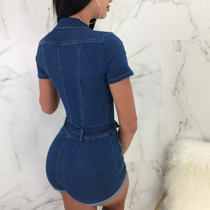 "It's In My JEANS" Denim Romper
