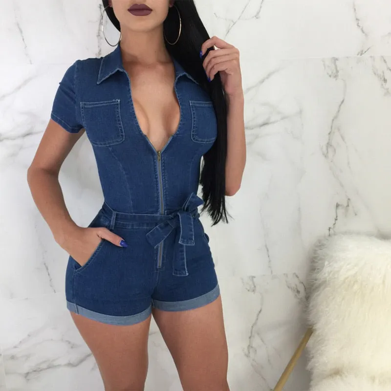 "It's In My JEANS" Denim Romper