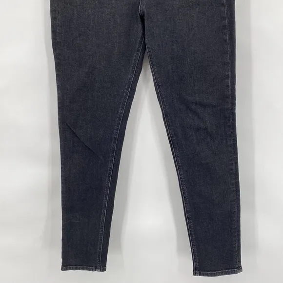 Rag &amp; Bone High Rise Ankle Skinny Jeans In Black Wash Casual Size 29