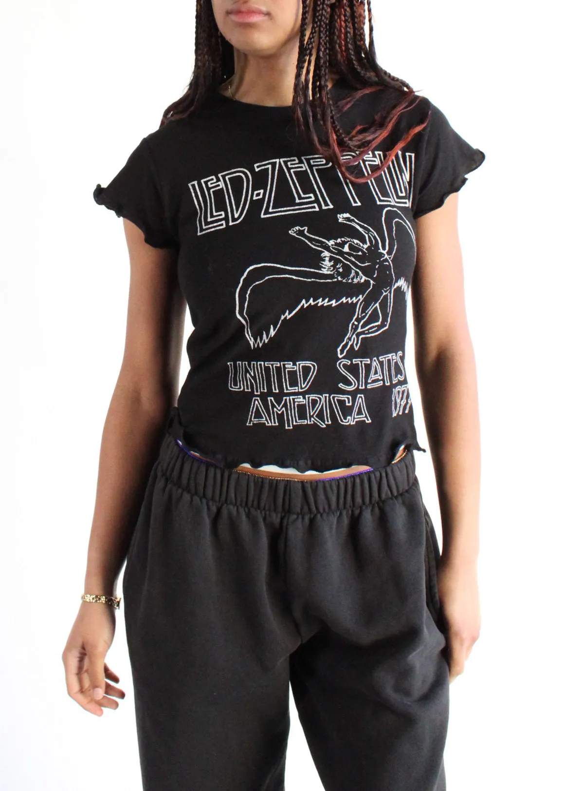 RCYCLD Music Lettuce Edge Baby Tee