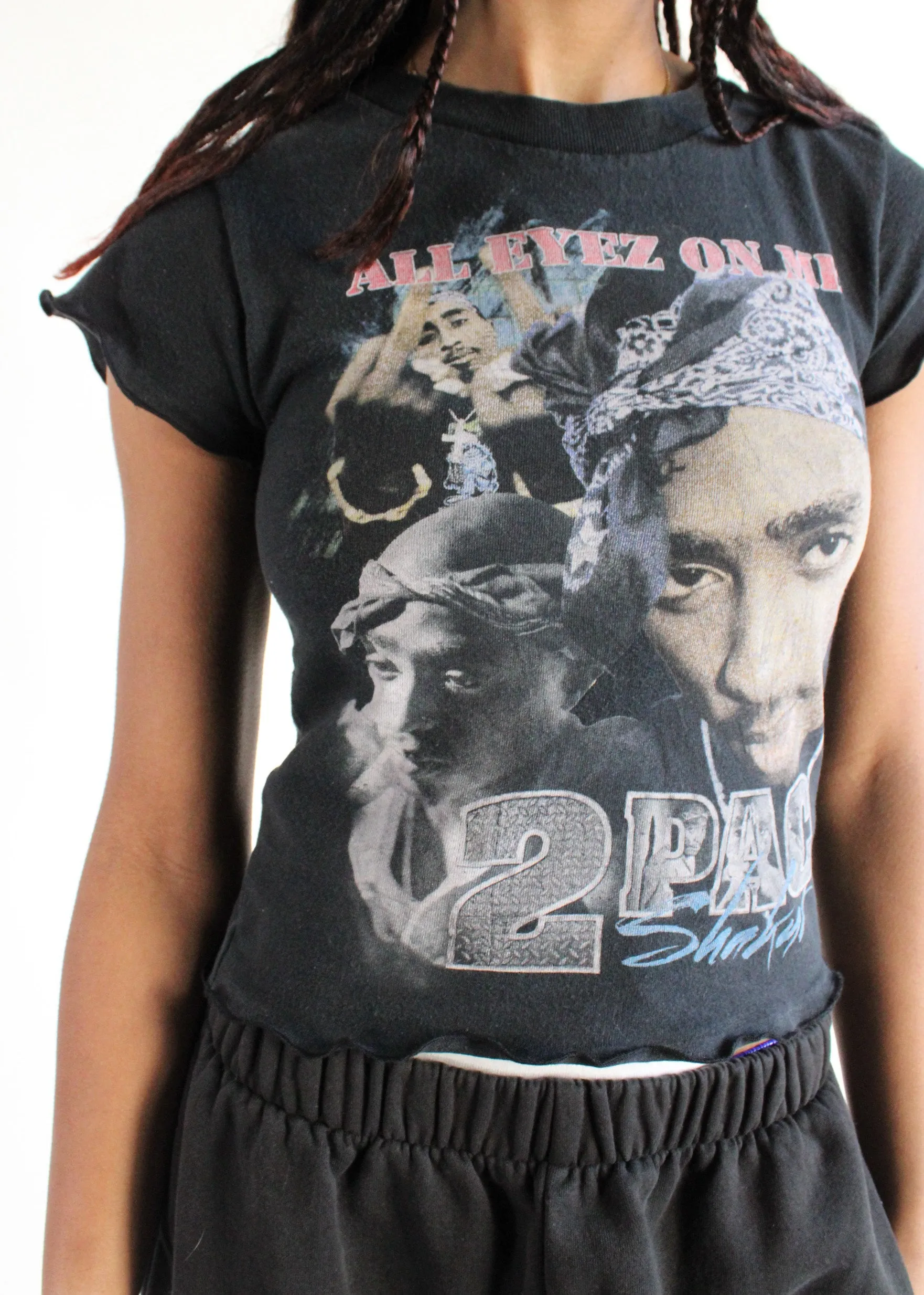 RCYCLD Music Lettuce Edge Baby Tee