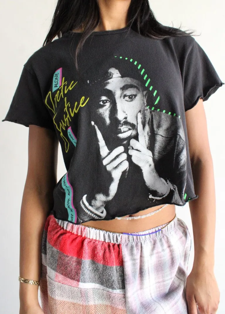 RCYCLD Music Lettuce Edge Baby Tee