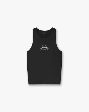 Represent X Metallica Local Crew Vest - Jet Black