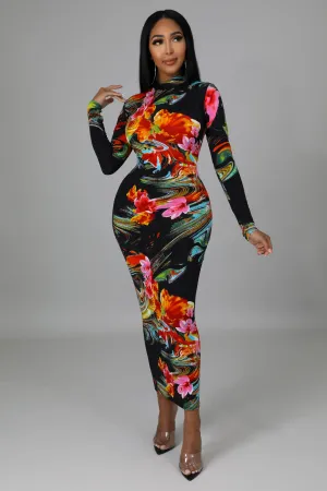 Rhea Multi Print Dress