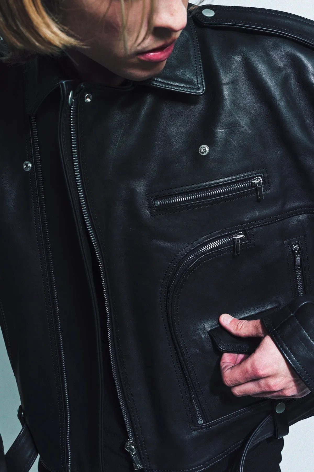 RICK OWENS | CROPPED JUMBO BAUHAUS JACKET
