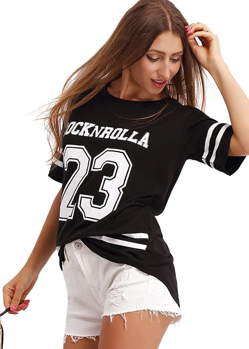 Rock N Roll Football Oversized T-shirt