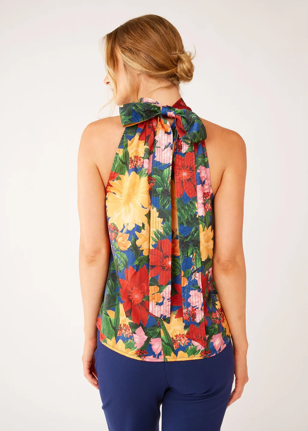 Rory Top Full Bloom Satin