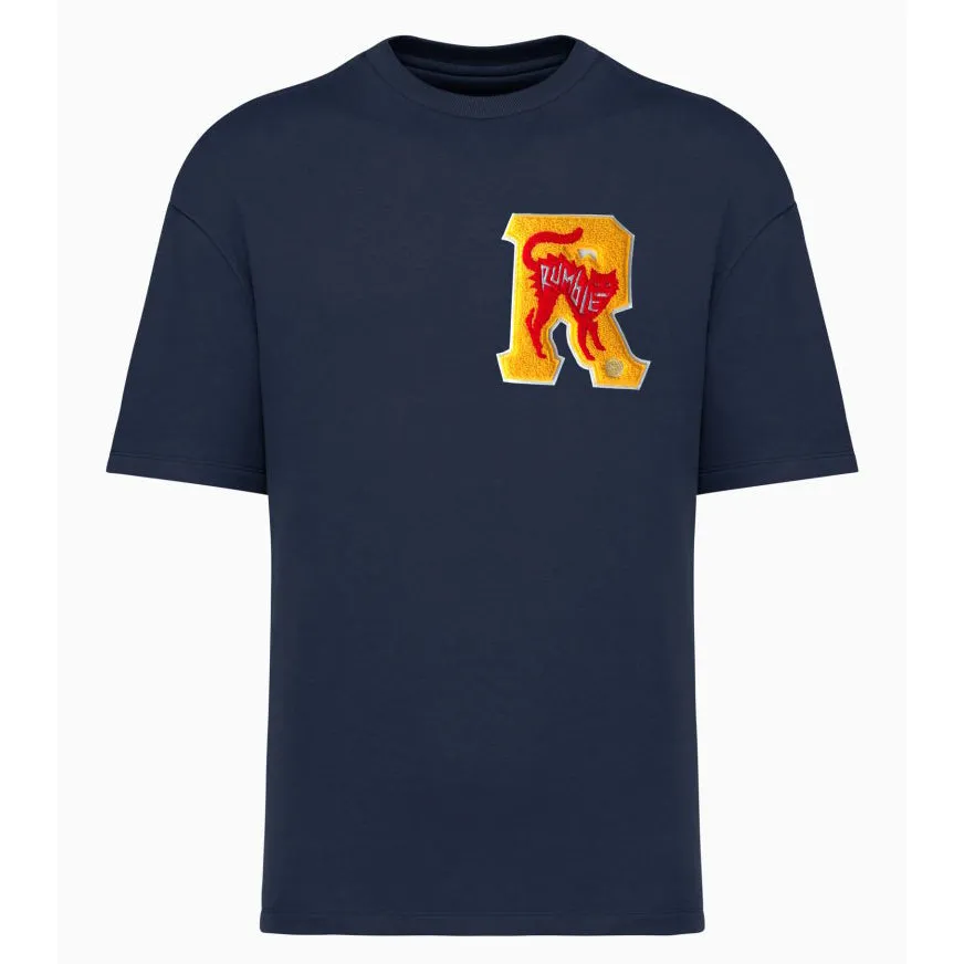 Rumble Heavy Navy Blue Short Sleeve Sweater