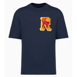 Rumble Heavy Navy Blue Short Sleeve Sweater