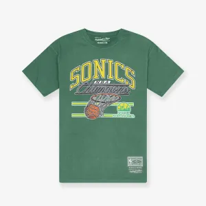 Seattle Supersonics Hoop Tee - Faded Green