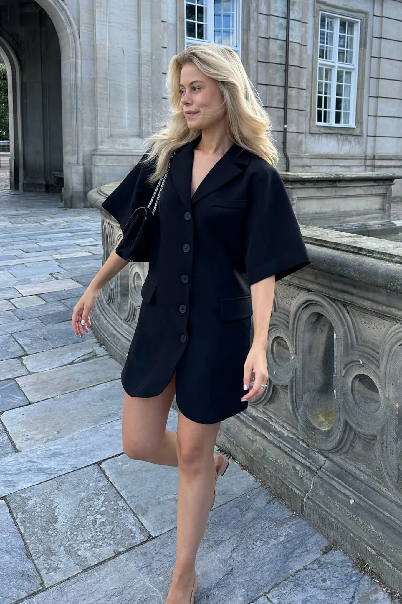 SelmaIC Blazer Kjole - Sort