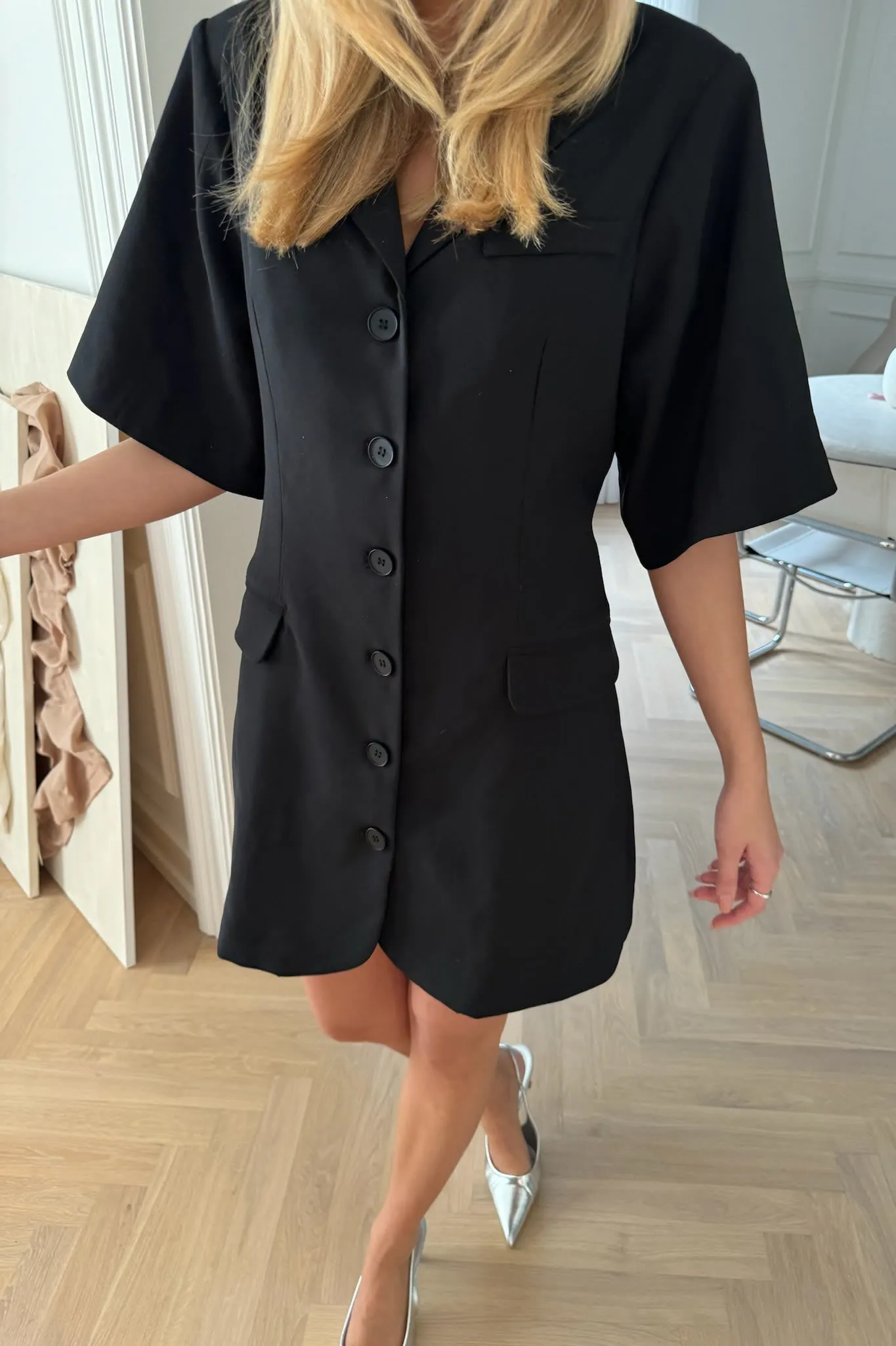 SelmaIC Blazer Kjole - Sort