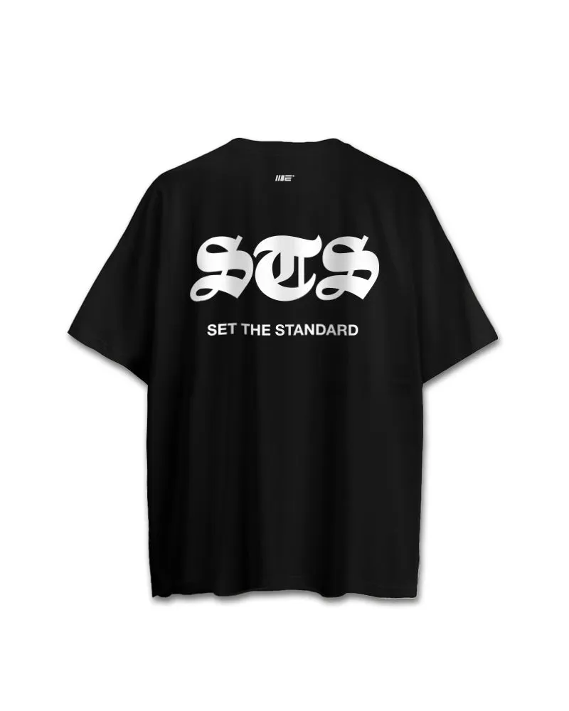 Set The Standard 'STS' Oversized Training Tee (Black)