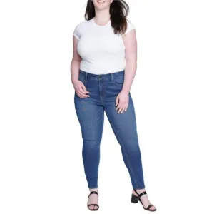 Seven7 Womens High Rise Med Wash Stretch Skinny Jeans Plus Size 22W NWT