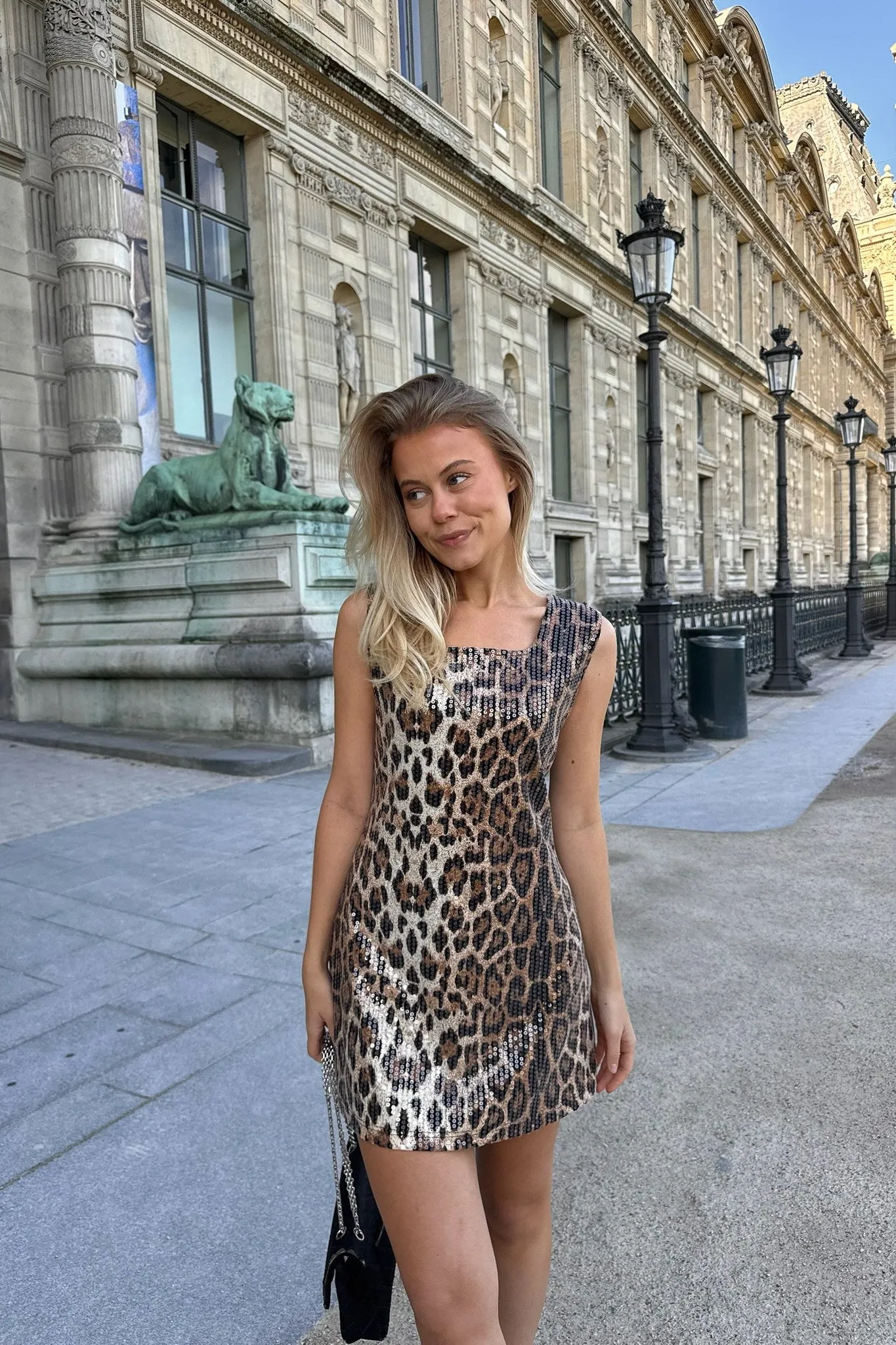 SiaIC Kjole - Leo Print