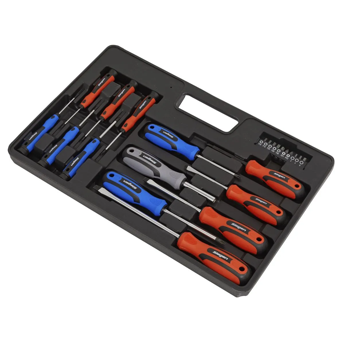 Siegen by Sealey Soft Grip Screwdriver & Bit Set 23pc
