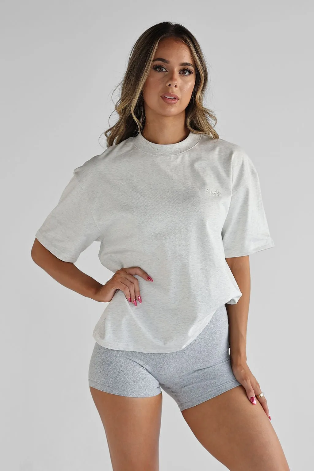 Signature Boyfriend Tee - Oatmeal