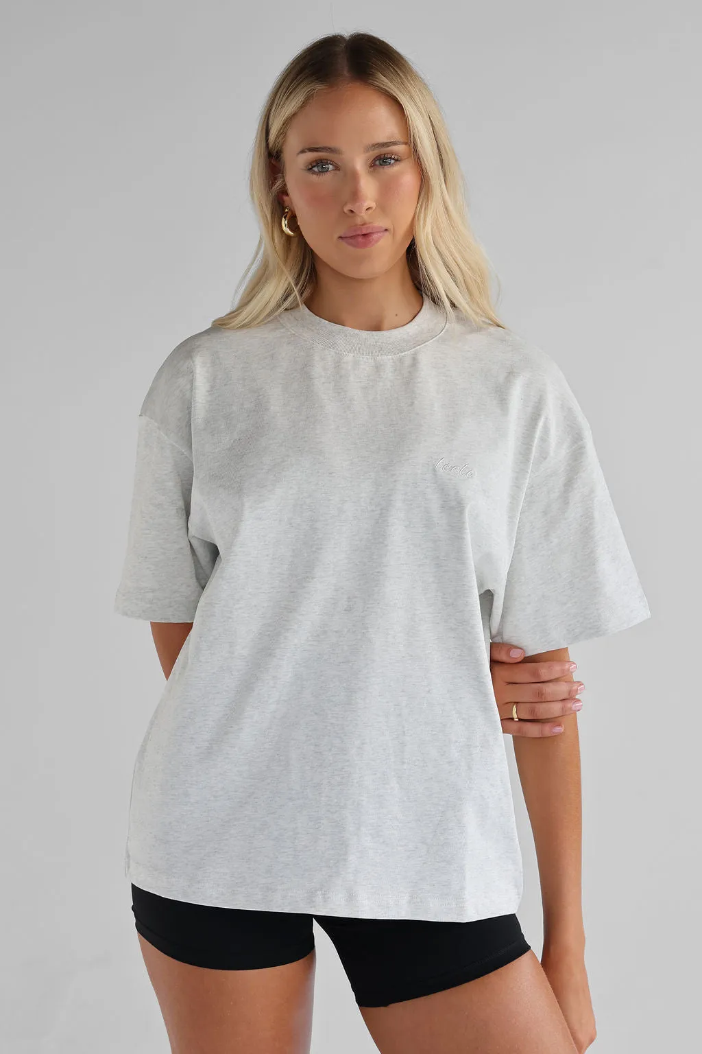 Signature Boyfriend Tee - Oatmeal