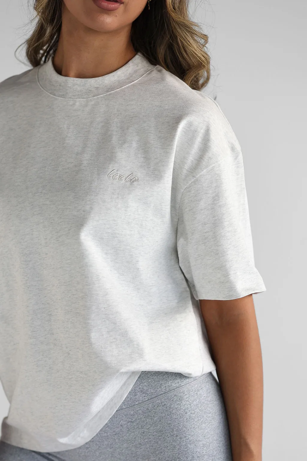 Signature Boyfriend Tee - Oatmeal