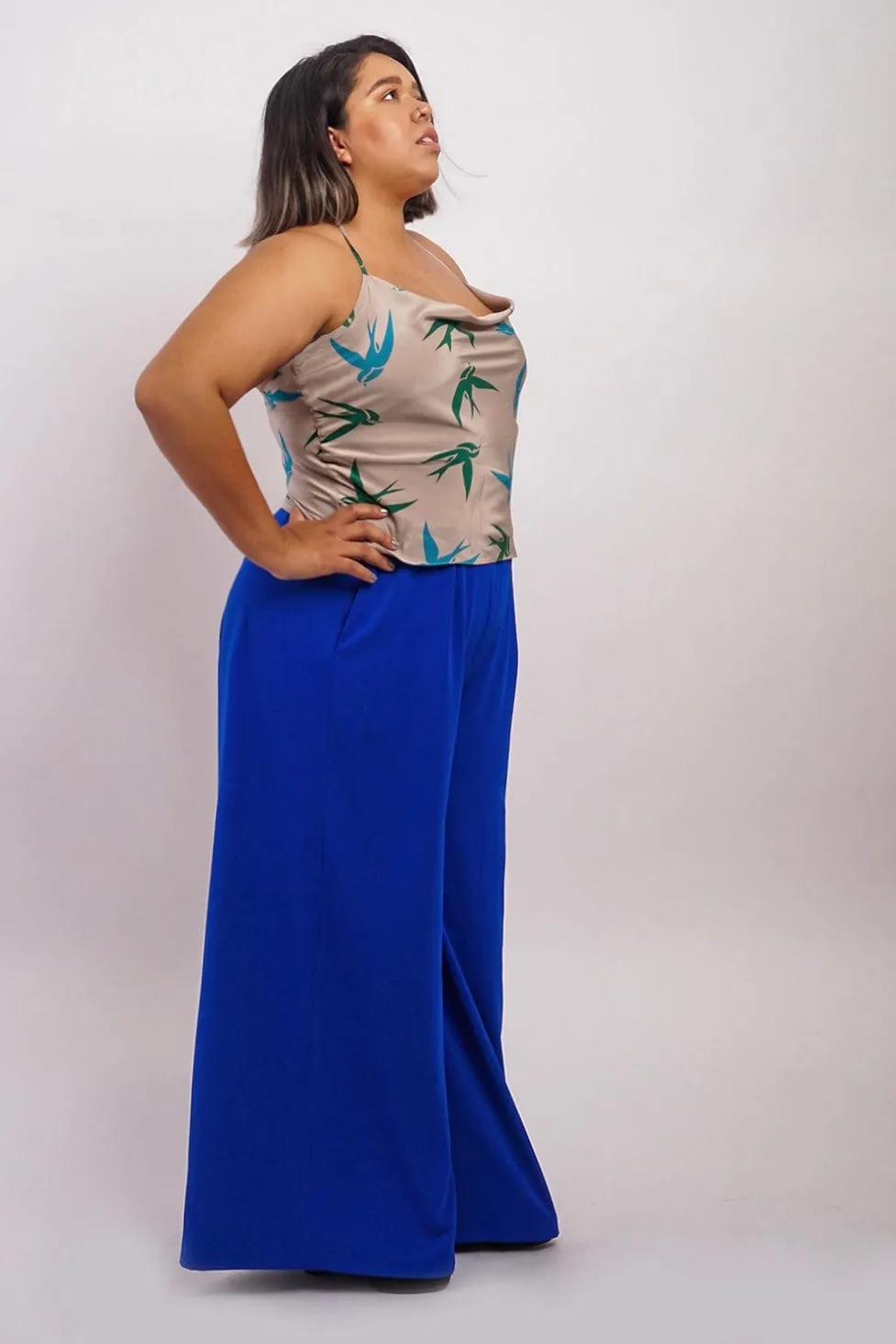 Silk Bird Colina Cowl Neck Tops