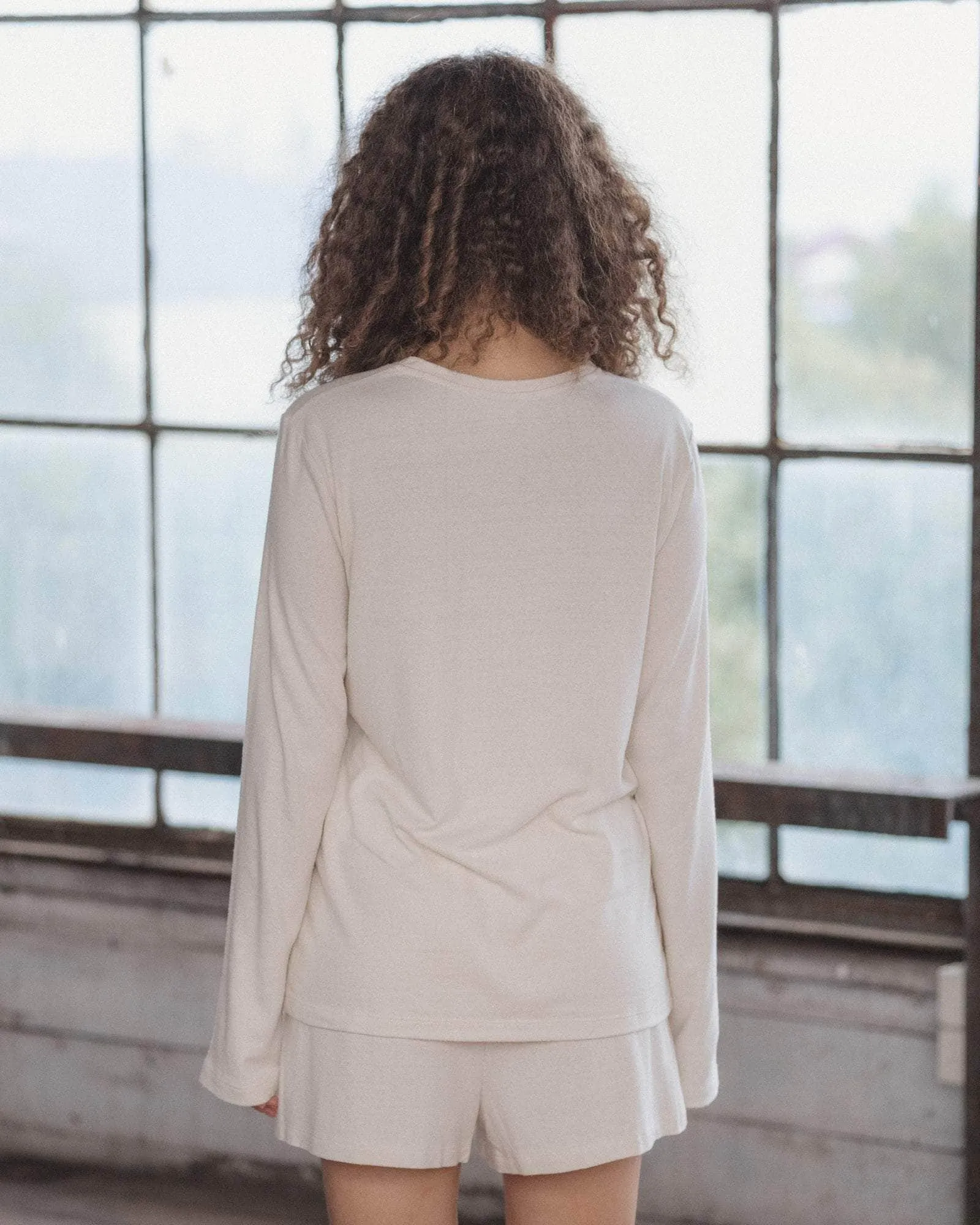 Silk Long Sleeve Tee