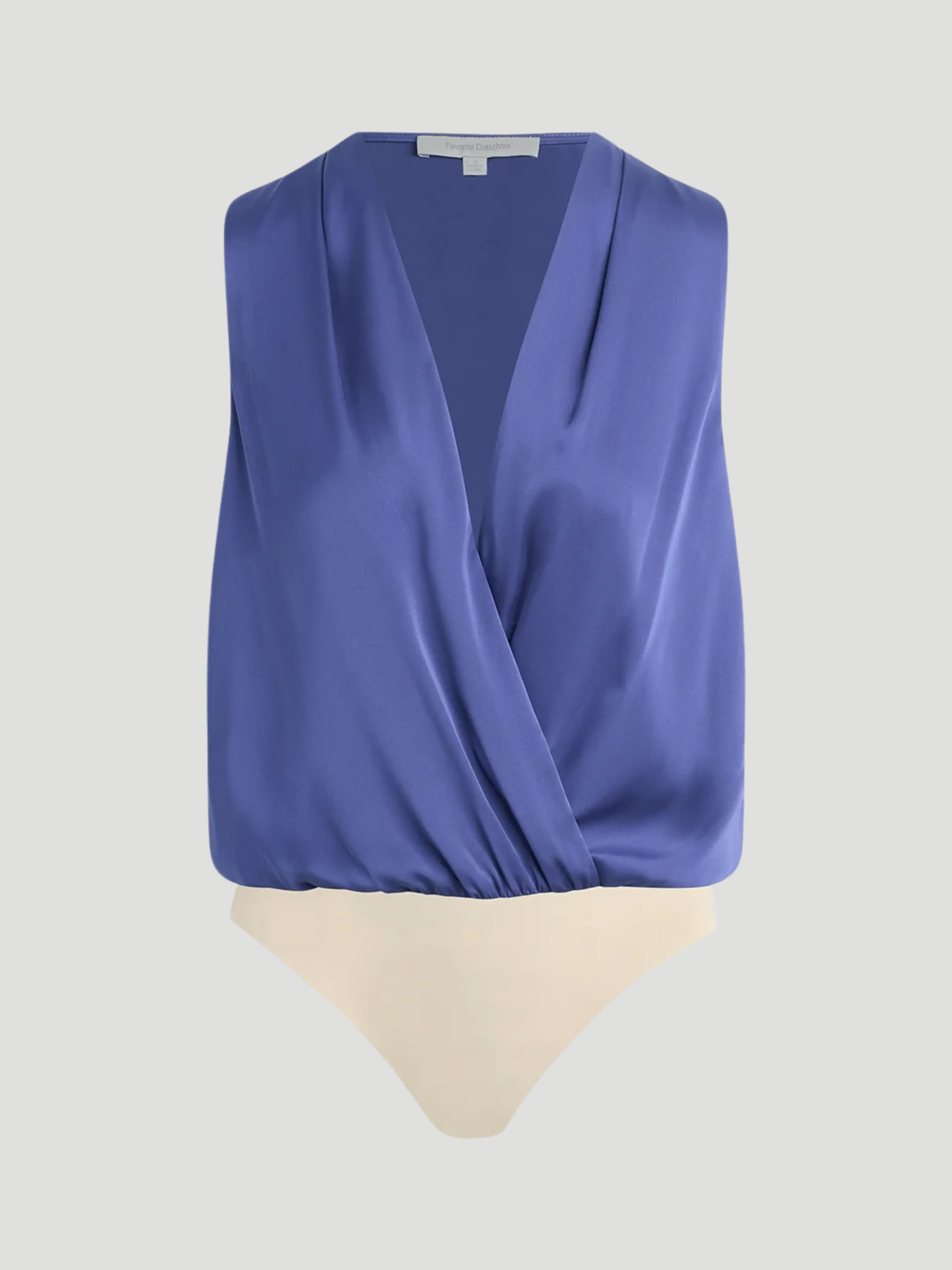Sleeveless Date Blouse in Venetian Blue
