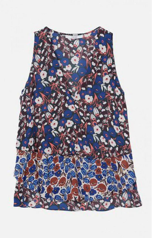 Sleeveless Tiered Top