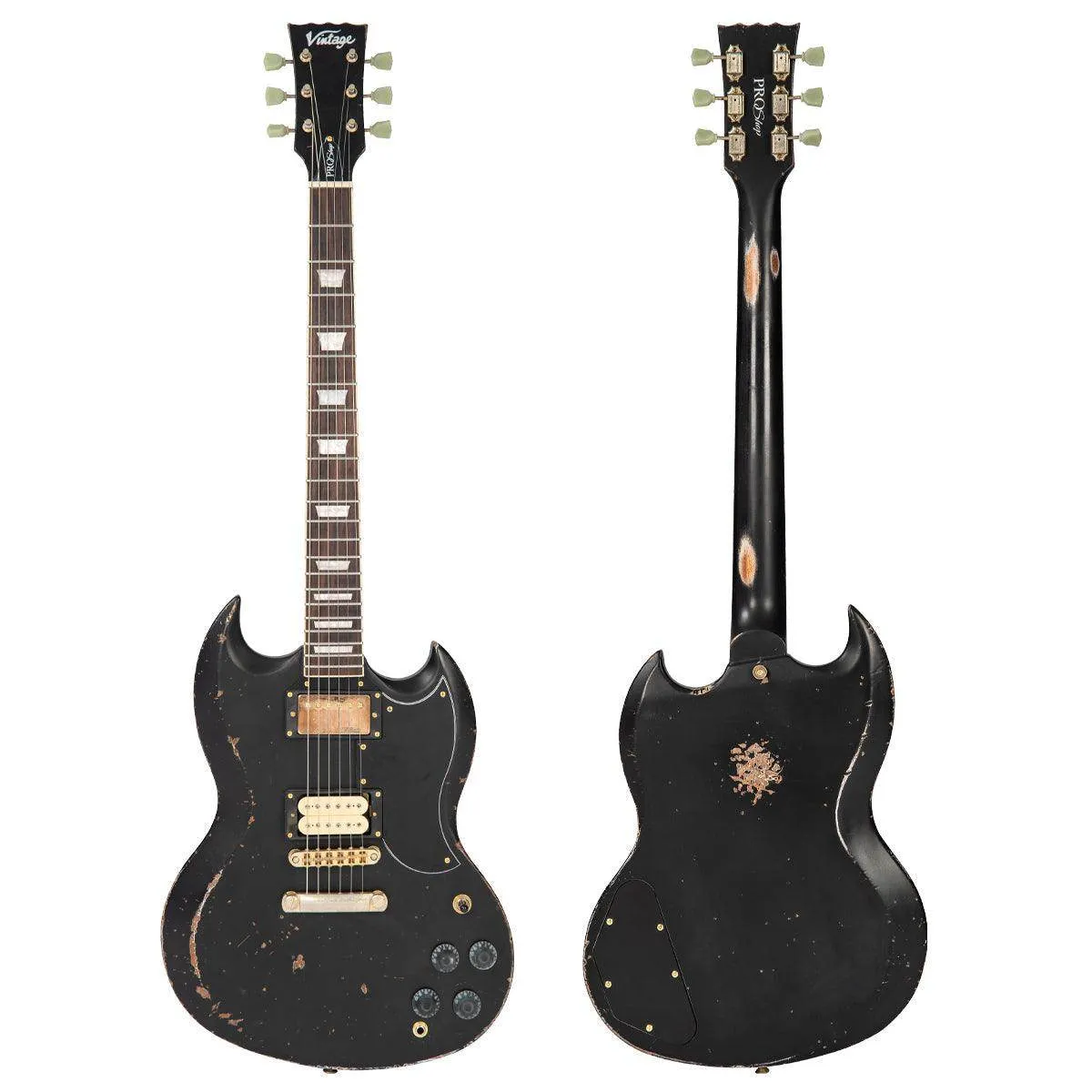 SOLD – Vintage VS6 ProShop Custom-Build ~ Heavily Distressed Black
