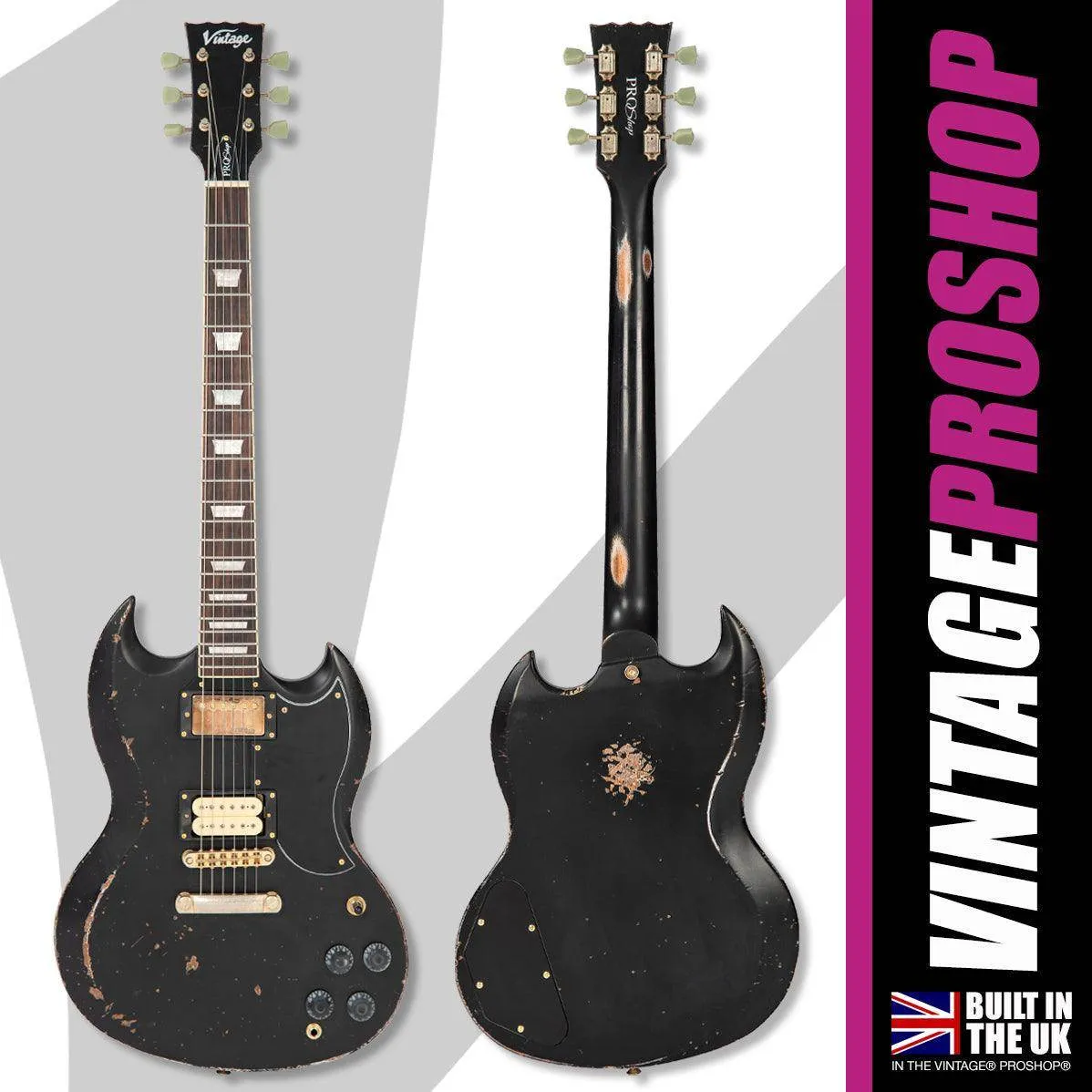 SOLD – Vintage VS6 ProShop Custom-Build ~ Heavily Distressed Black