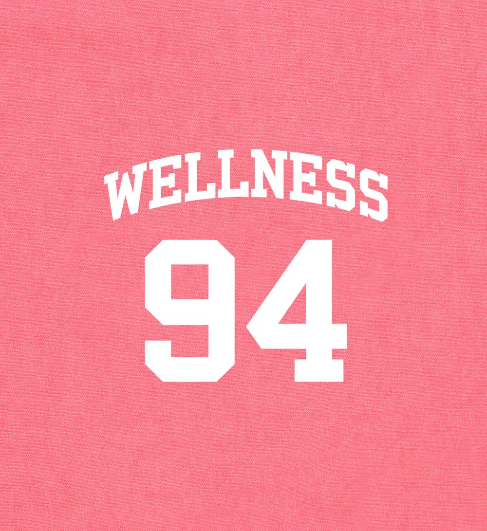 Sporty & Rich Wellness 94 Sports Tee in Cotton Candy